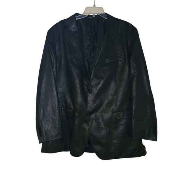 Pronto Uomo Black Sport Coat Classic Wool Blend - Picture 1 of 7